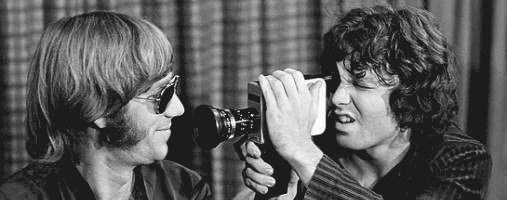 Ray Manzarek with Jim Morrison